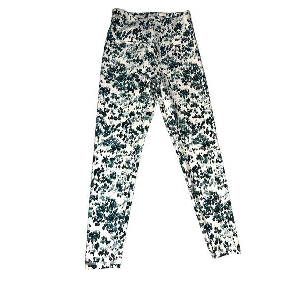 Balance Collection White and Green Leggings Size Medium - Picture 1 of 4